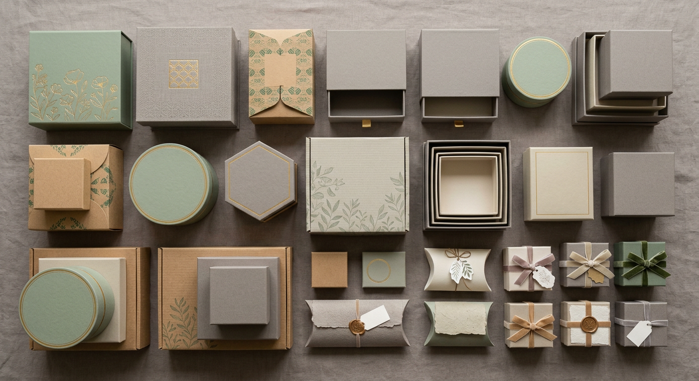 Custom packaging options showcase
