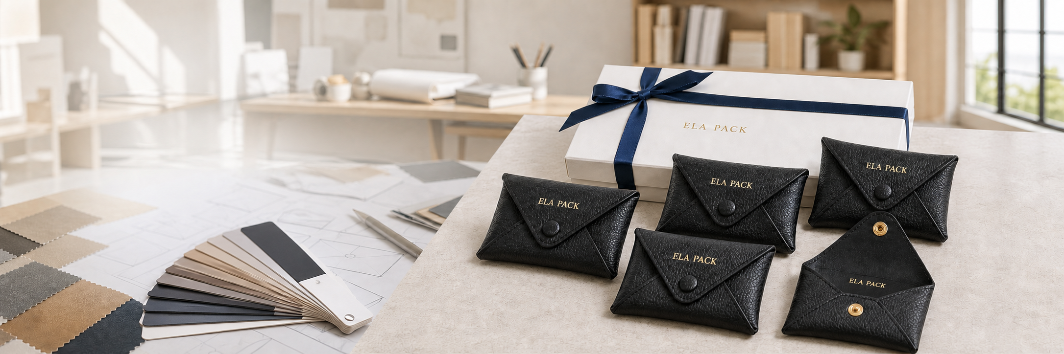 Leather Envelope Pouch